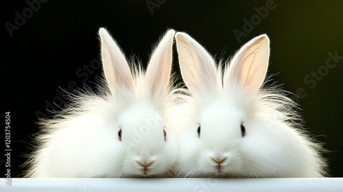 Rabbit farming for meat or fiber Angora rabbits, catering to niche markets with sustainable practices photo