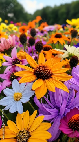 Wildflower farm producing seeds and bouquets, focusing on pollinatorfriendly products photo