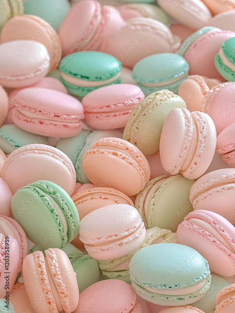 Fototapeta premium colorful macarons