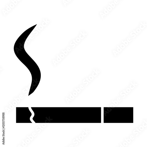 lit cigarette