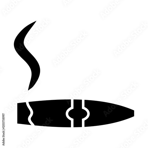 lit cigar
