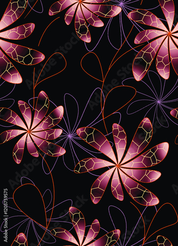 abstract floral background
