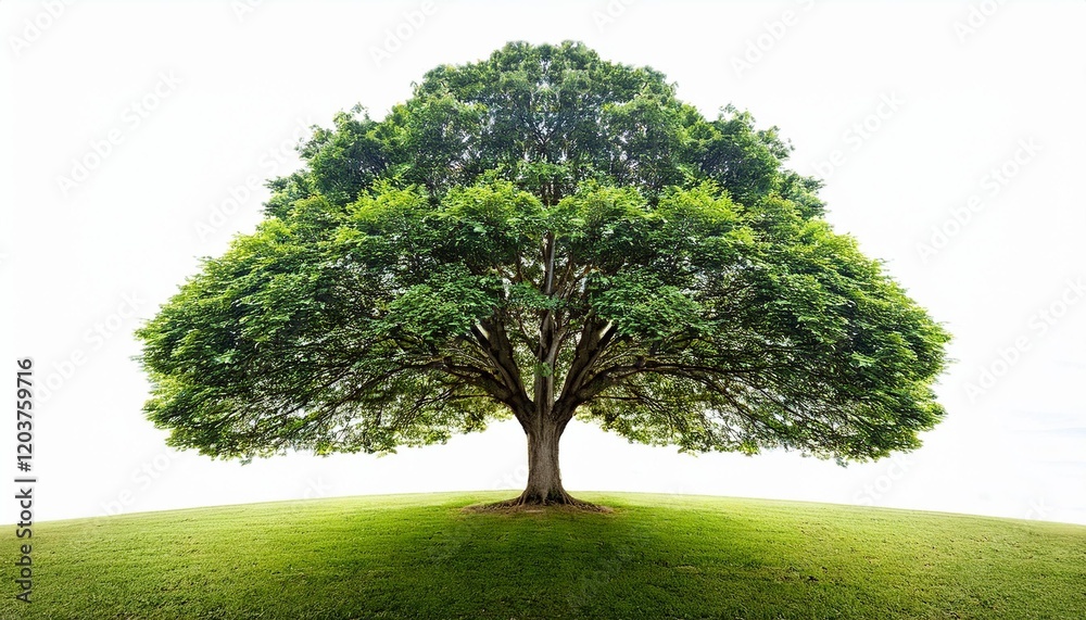 green tree isolated on white green tree isolated on white