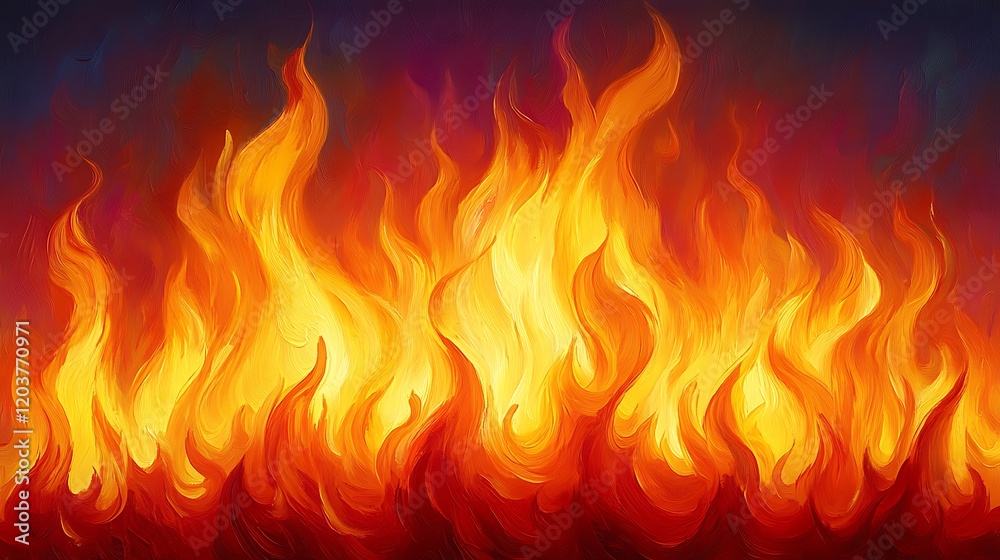 Inferno: A fiery inferno blazes with intense, vibrant flames, creating a dramatic and powerful visual spectacle. The image is rich in texture and color, perfect for evoking feelings of heat, power. Inferno: A fiery inferno blazes with intense, vibrant flames, creating a dramatic and powerful visual spectacle. The image is rich in texture and color, perfect for evoking feelings of heat, power.