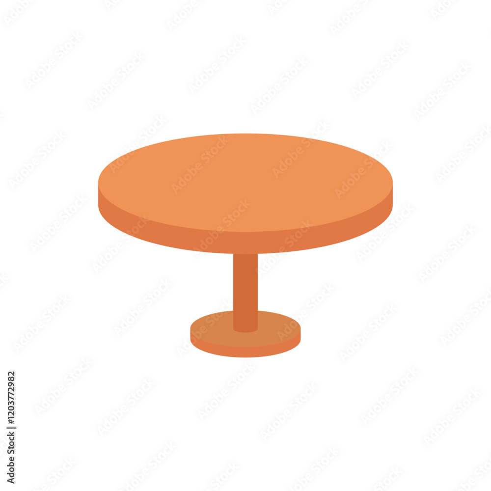 Circle table icon. Simple flat style. Round, pictogram, furniture, office, sign, conference, meeting, web, symbol, interior concept. Vector design illustration isolated. SVG Circle table icon. Simple flat style. Round, pictogram, furniture, office, sign, conference, meeting, web, symbol, interior concept. Vector design illustration isolated. SVG