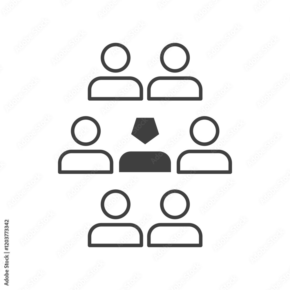 Unique person icon. Simple outline and solid style. Individual, people, crowd, different, stand, group, pictogram, figure, team concept. Vector illustration isolated. SVG Unique person icon. Simple outline and solid style. Individual, people, crowd, different, stand, group, pictogram, figure, team concept. Vector illustration isolated. SVG