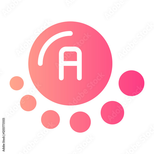 vitamin a gradient icon