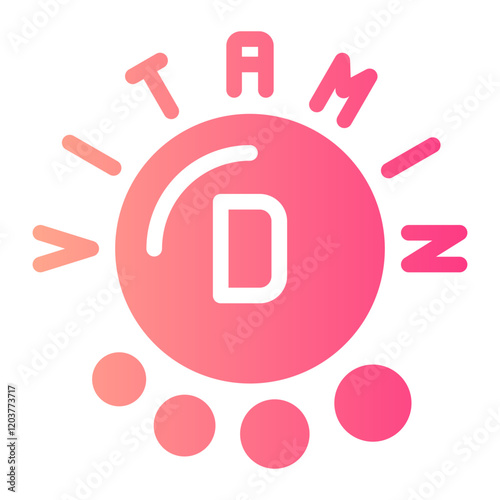 vitamin d gradient icon