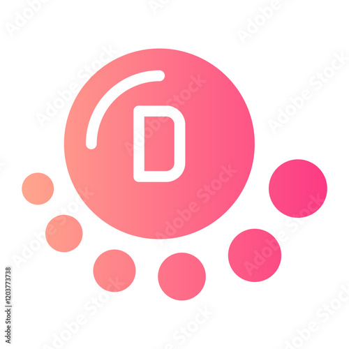 vitamin d gradient icon