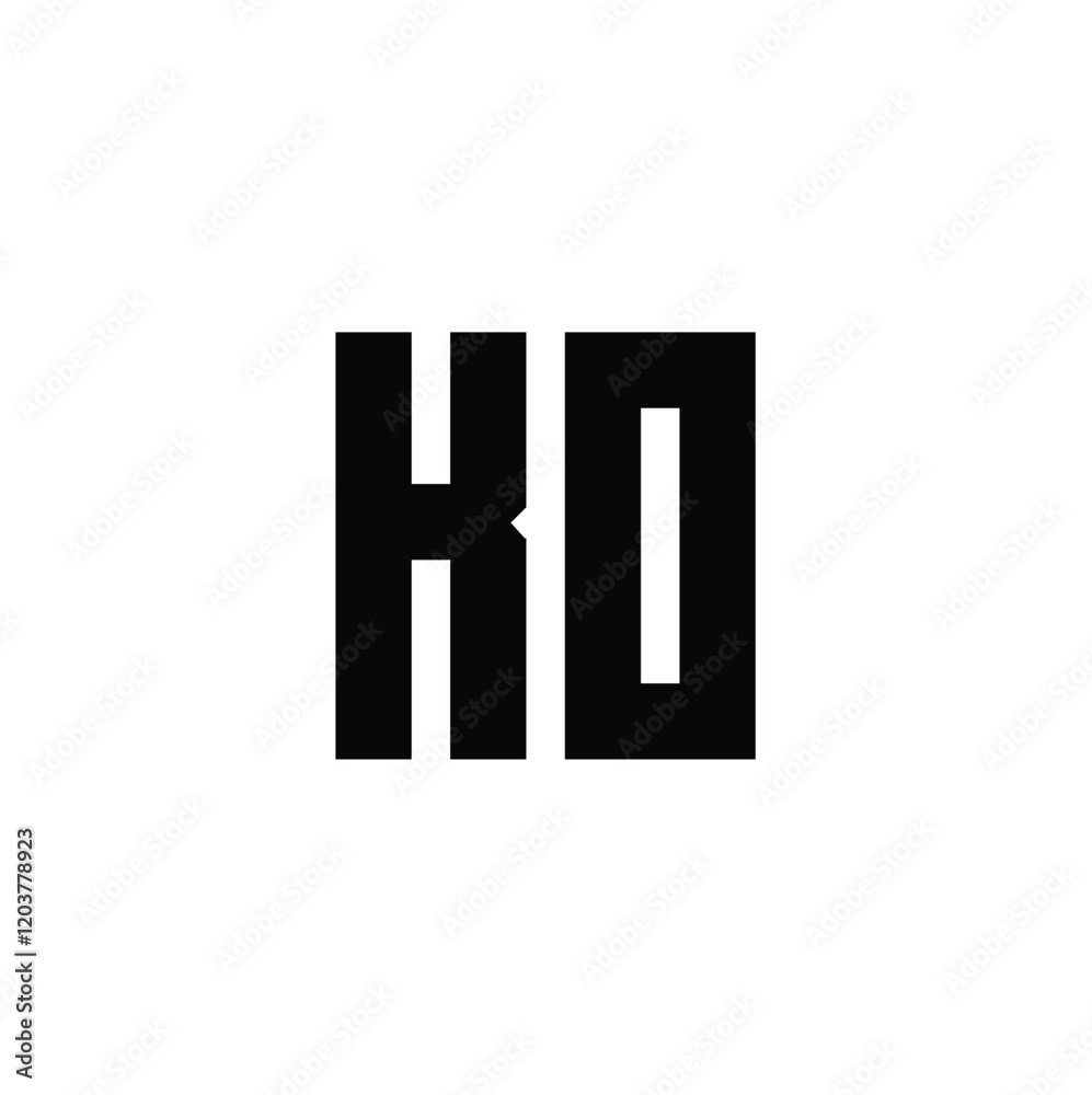 KO monogram logo design letter text name symbol monochrome logotype alphabet character simple logo KO monogram logo design letter text name symbol monochrome logotype alphabet character simple logo