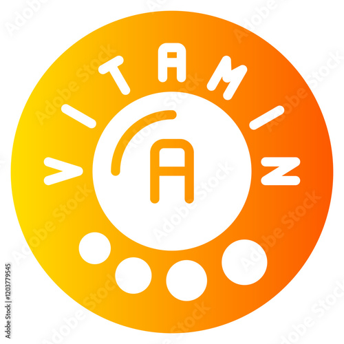 vitamin a gradient icon
