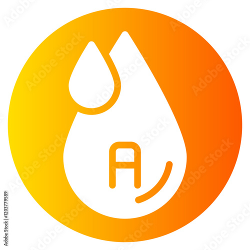 vitamin a gradient icon