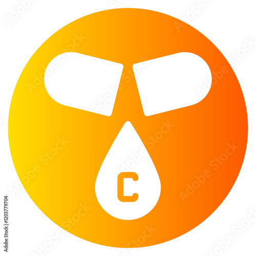 vitamin c gradient icon