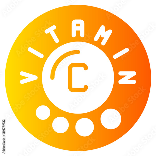 vitamin c gradient icon