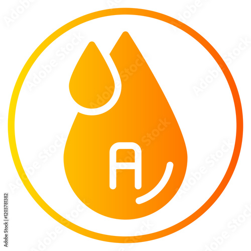 vitamin a gradient icon