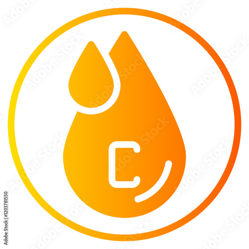 vitamin c gradient icon