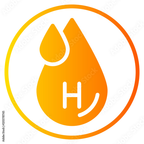 vitamin h gradient icon