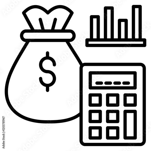 Cost  Icon Element For Design