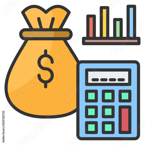 Cost  Icon Element For Design