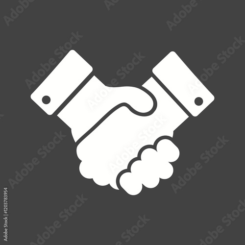 Elections Glyph Inverted illustration.