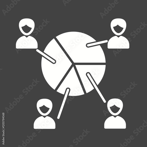Elections Glyph Inverted illustration.