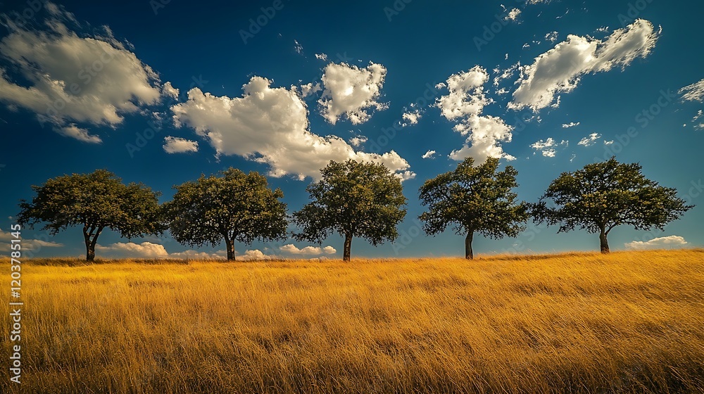 A beautiful photograph of acacia trees standing tall in the savannah, with golden grass swaying gently under their shade and white clouds floating overhead, A beautiful photograph of acacia trees standing tall in the savannah, with golden grass swaying gently under their shade and white clouds floating overhead,
