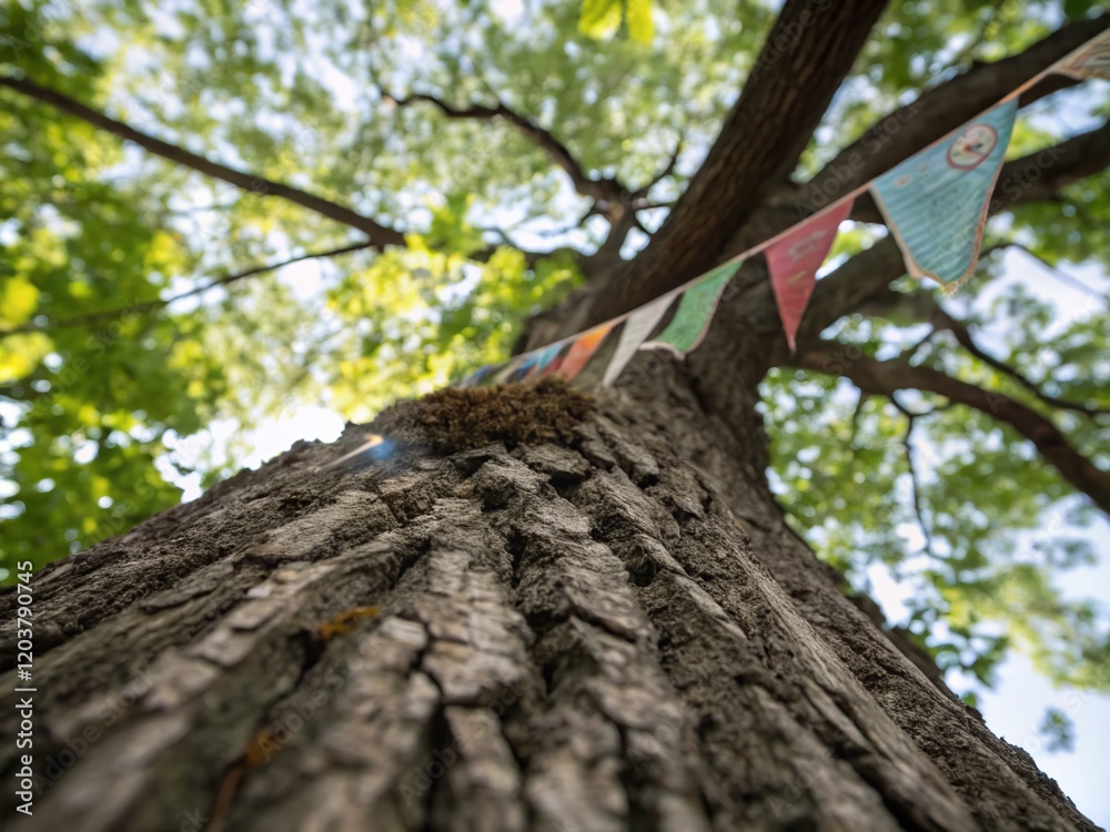 Macro Close-up of Treetop Banner, Detailed Bark Texture, Nature Photography Macro Close-up of Treetop Banner, Detailed Bark Texture, Nature Photography