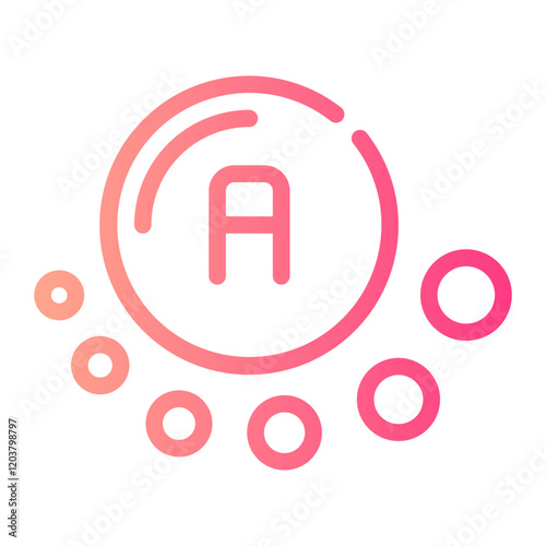 vitamin a gradient icon