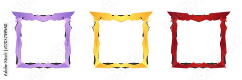 complete game avatar frame with classic theme and three colors for in-game materials and profile frame
