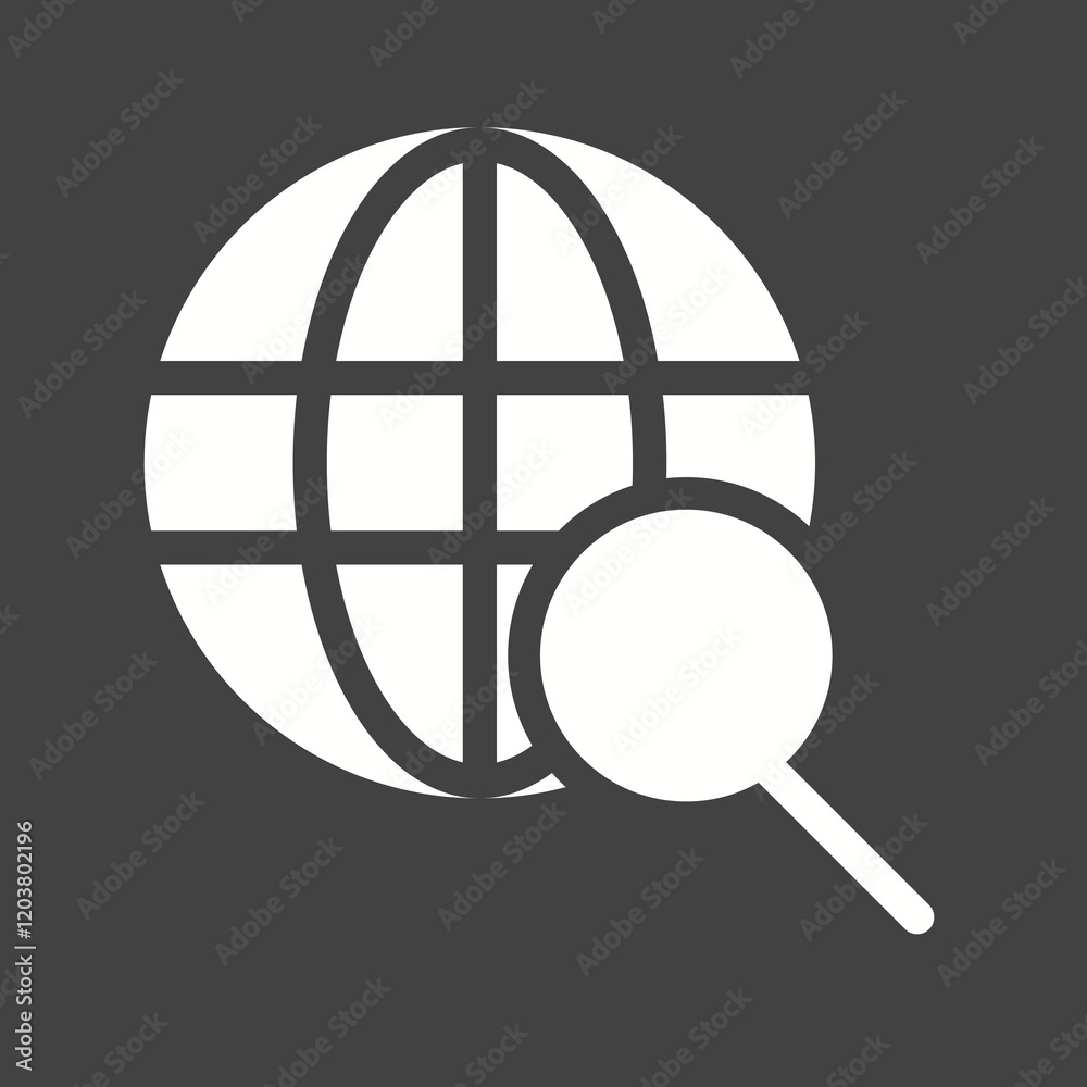 Maps & Navigation Glyph Inverted illustration. Maps & Navigation Glyph Inverted illustration.