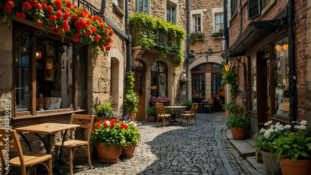 Fototapeta premium street in the old town