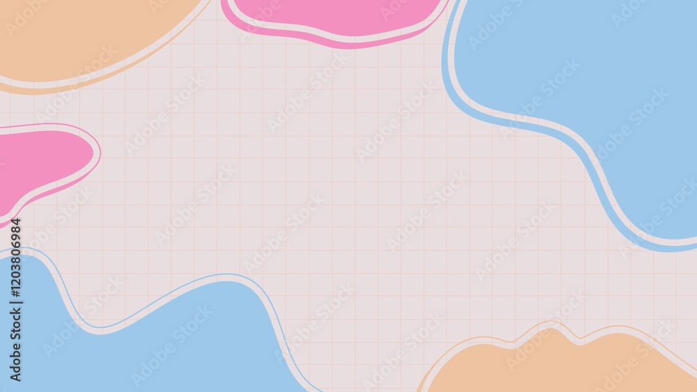 Abstract background with hand draw art pastel color design Abstract background with hand draw art pastel color design
