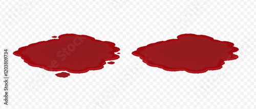 Blood spilled or paint. Puddle of blood. Blood spilled. Fresh blood. Puddle of red paint. Site of occurrence	
