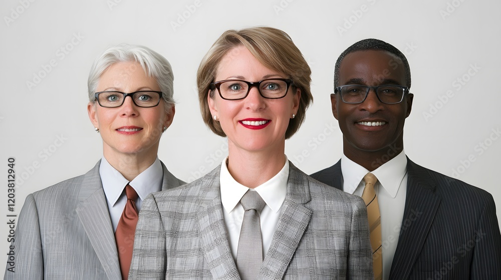 Confident Professional Corporate Leadership Team Confident Professional Corporate Leadership Team