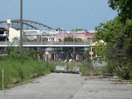 abandoned theme park