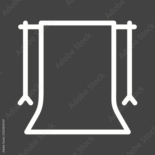 Photography Line Inverted illustration.