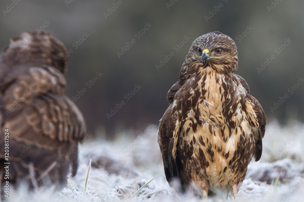 Myszołów zwyczajny, common buzzard, (Buteo buteo) Myszołów zwyczajny, common buzzard, (Buteo buteo)
