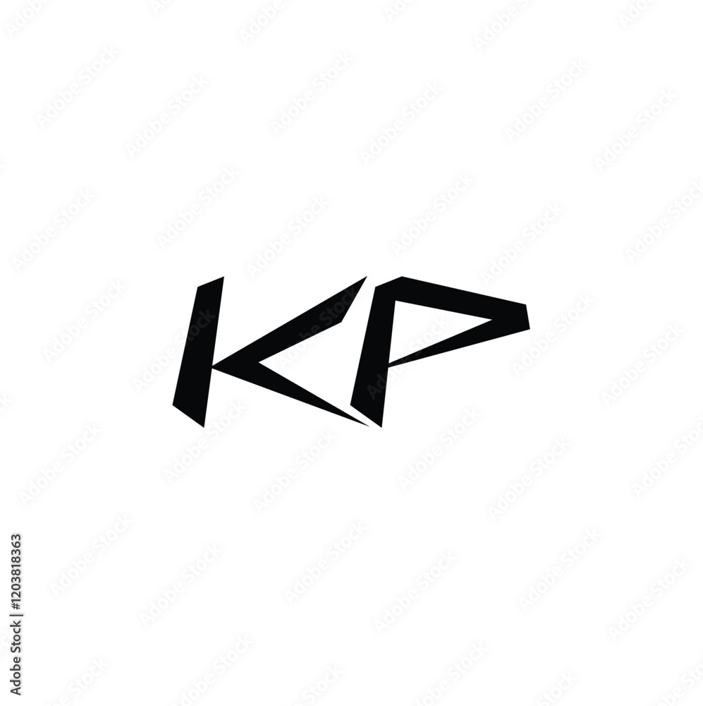 KP monogram logo design letter text name symbol monochrome logotype alphabet character simple logo KP monogram logo design letter text name symbol monochrome logotype alphabet character simple logo