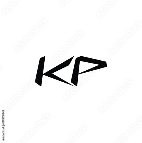 Free Download KP monogram logo design letter text name symbol monochrome logotype alphabet character simple logo - GFXLoad