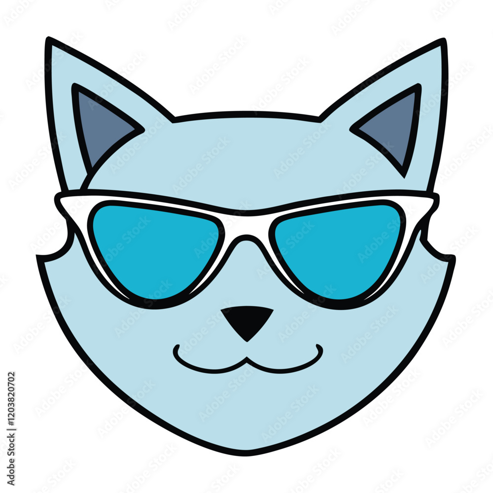 Cat head vector art illustration Cat head vector art illustration