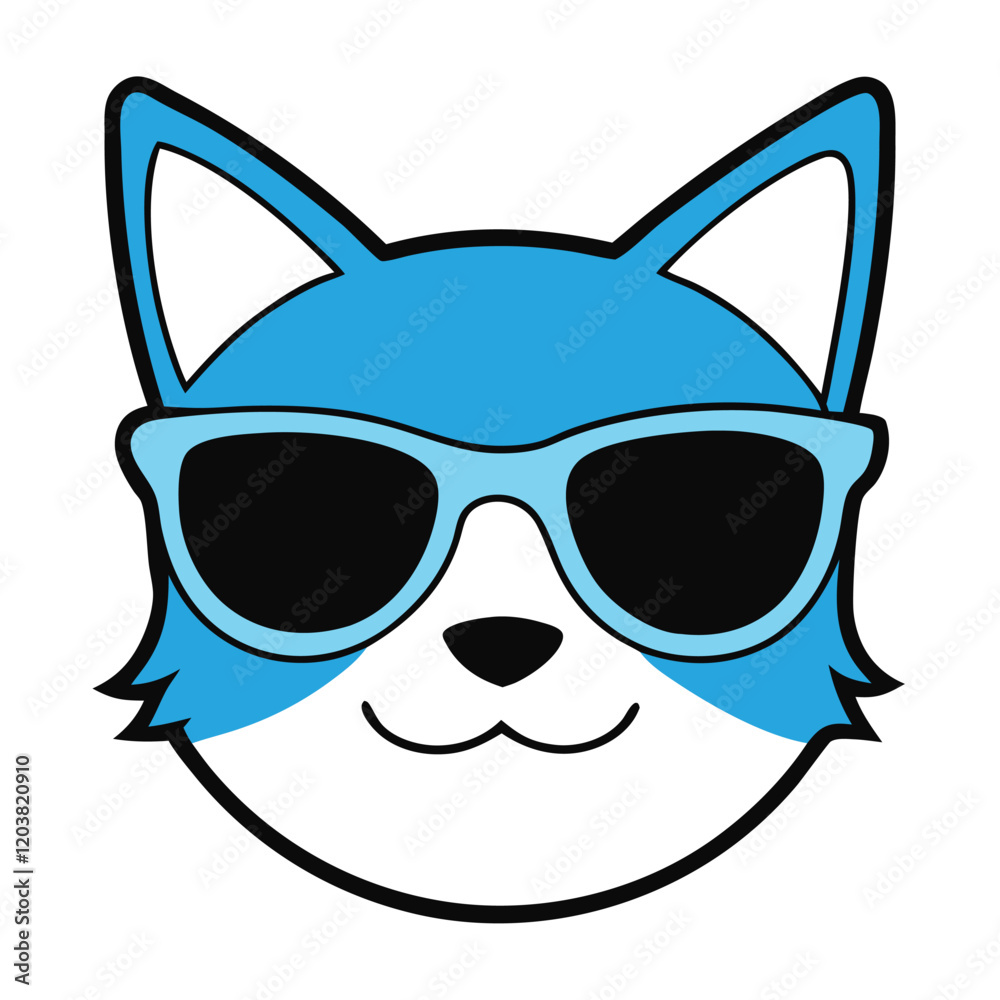 Cat head vector art illustration Cat head vector art illustration