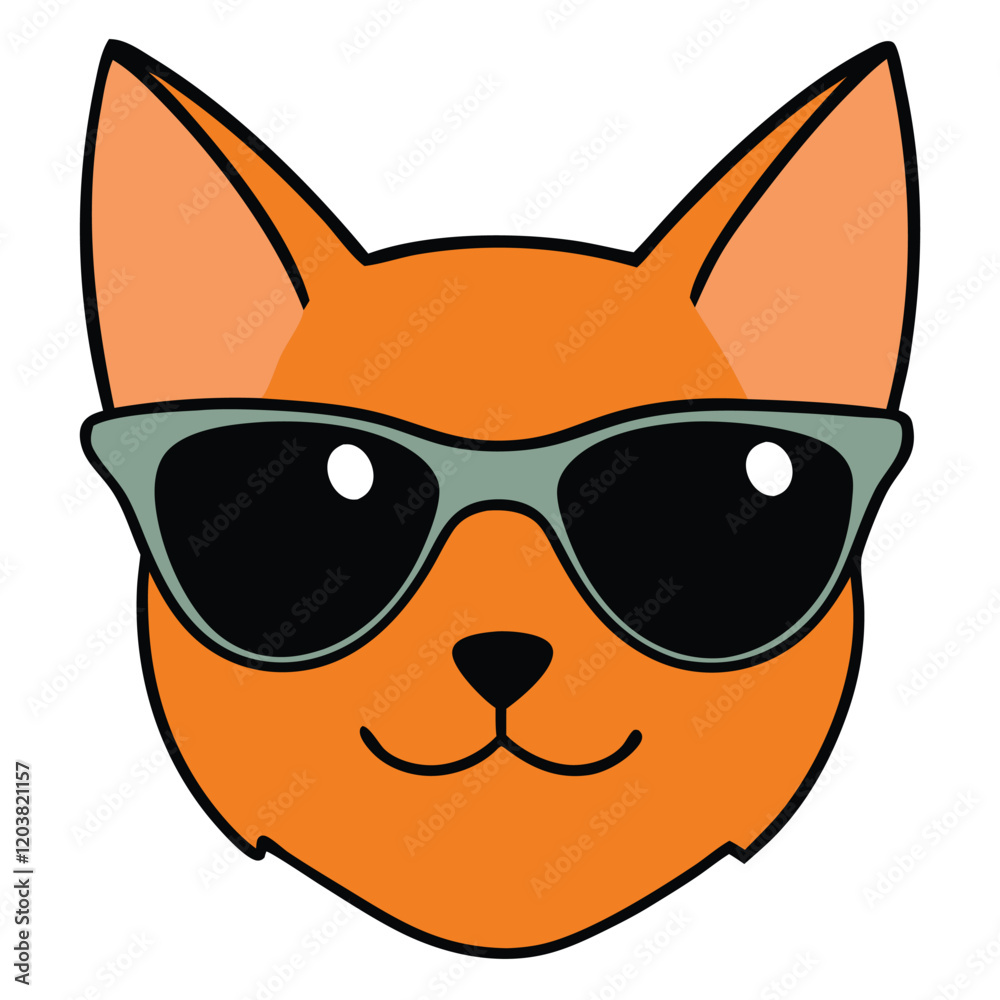 Cat head vector art illustration Cat head vector art illustration