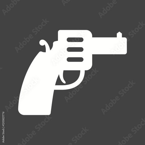 Objects Glyph Inverted illustration.