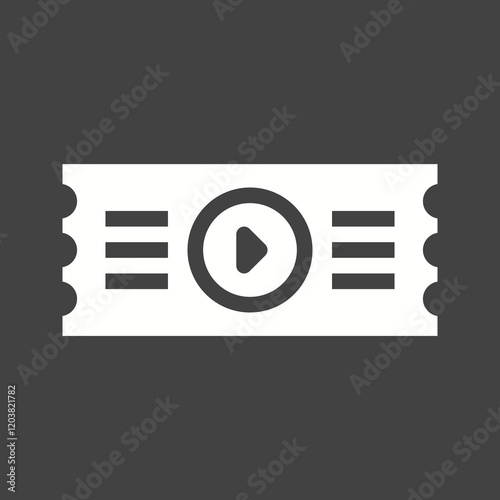 Objects Glyph Inverted illustration.