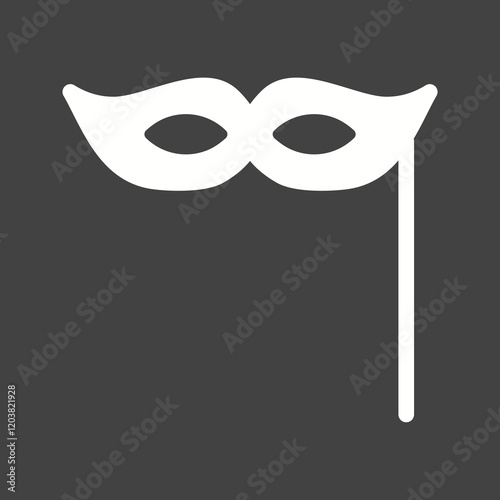 Objects Glyph Inverted illustration.