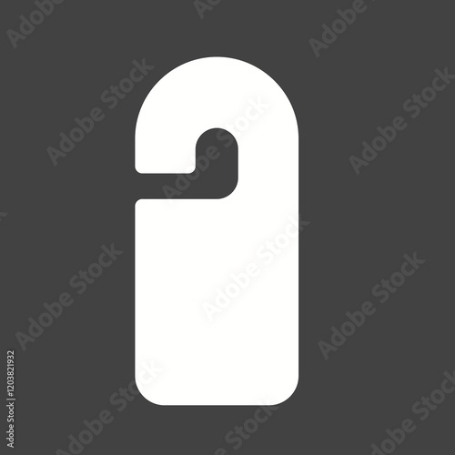 Objects Glyph Inverted illustration.