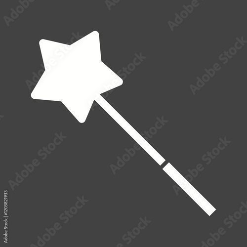 Objects Glyph Inverted illustration.