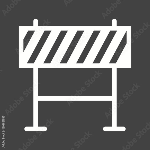 Objects Glyph Inverted illustration.