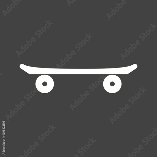 Objects Glyph Inverted illustration.