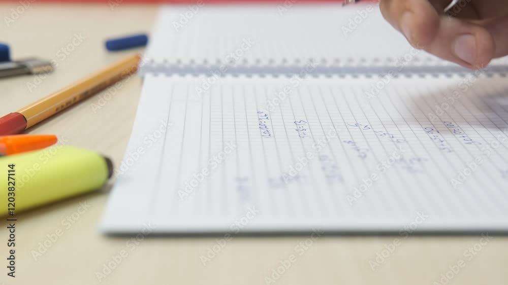 Student Homework Paper